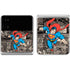 DC Comics Superman Vintage Action pose pattern Galaxy Z Flip4 5G Skin